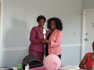 Devona Presented the Rose of Excellence Award